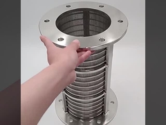 Màn hình sợi lưỡi liềm đánh bóng với kích thước sợi 2x3mm và mở khe 0.02mm-15mm