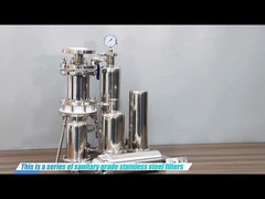 10 inch vệ sinh SS304 / 316L Cartridge Stainless Steel Bộ lọc.